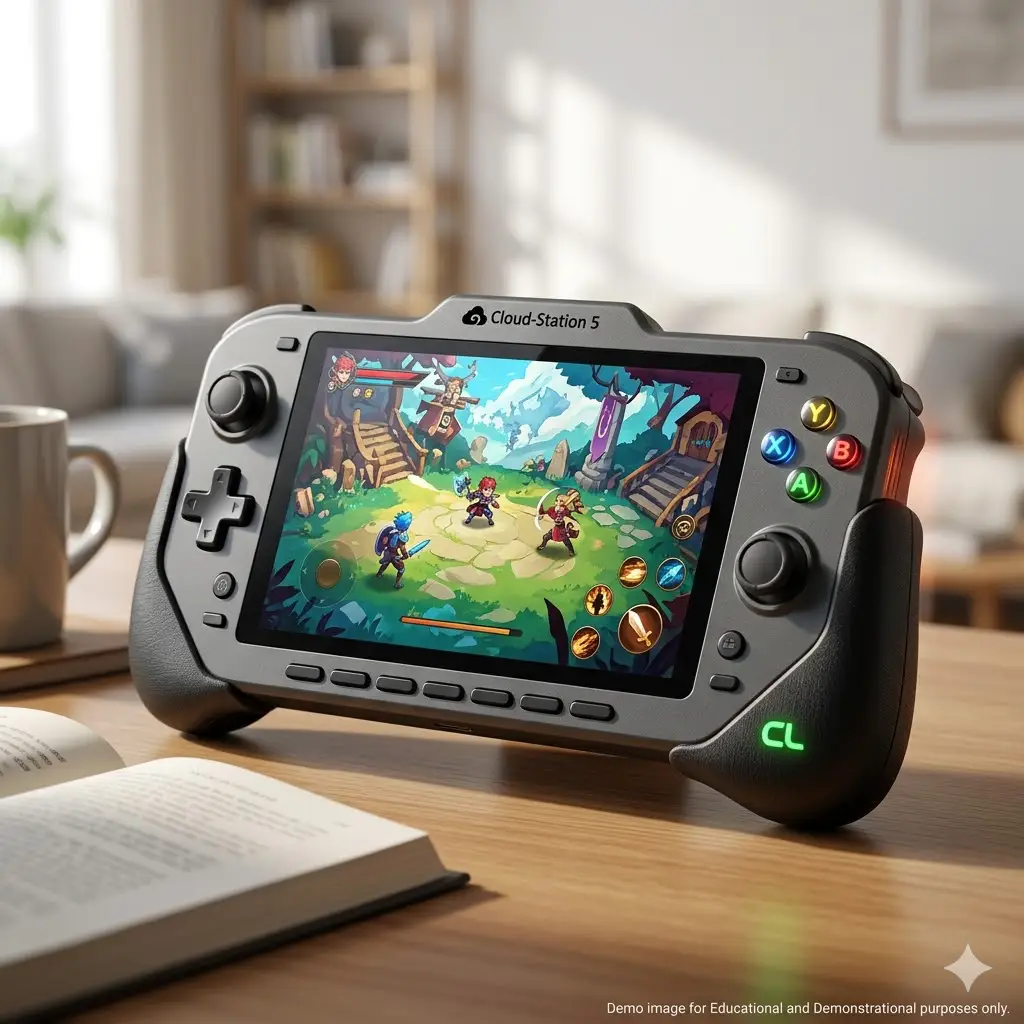cloud station portable handheld gaming system
